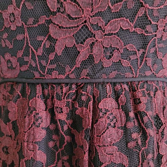 VINTAGE S. HOWARD HIRSH LACE DRESS - Picture 6 of 12